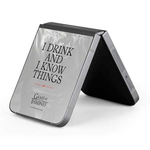 Game of Thrones: Tyrion Lannister Quote Galaxy Z Flip6 Skin